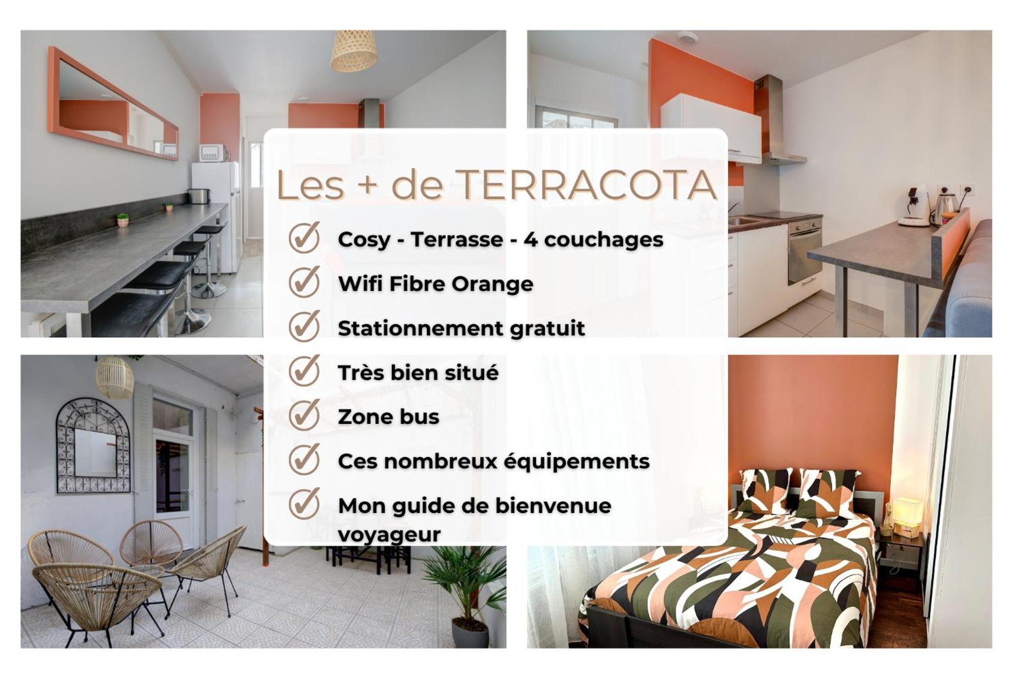 “Le Terracotta” Terrasse -Centre Ville- Cosy Bourg-en-Bresse Exterior foto